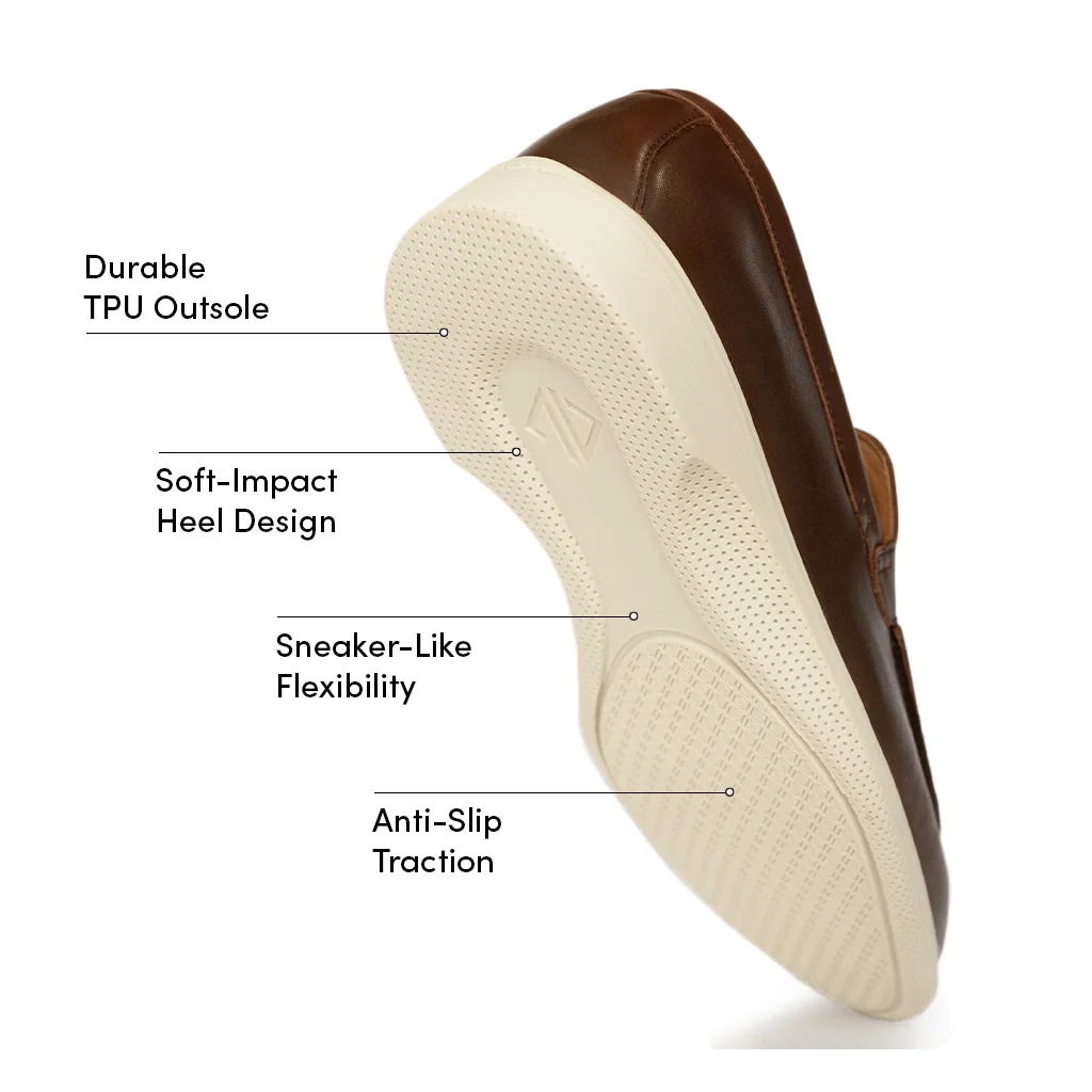 The Loafer (Chestnut & Cream)