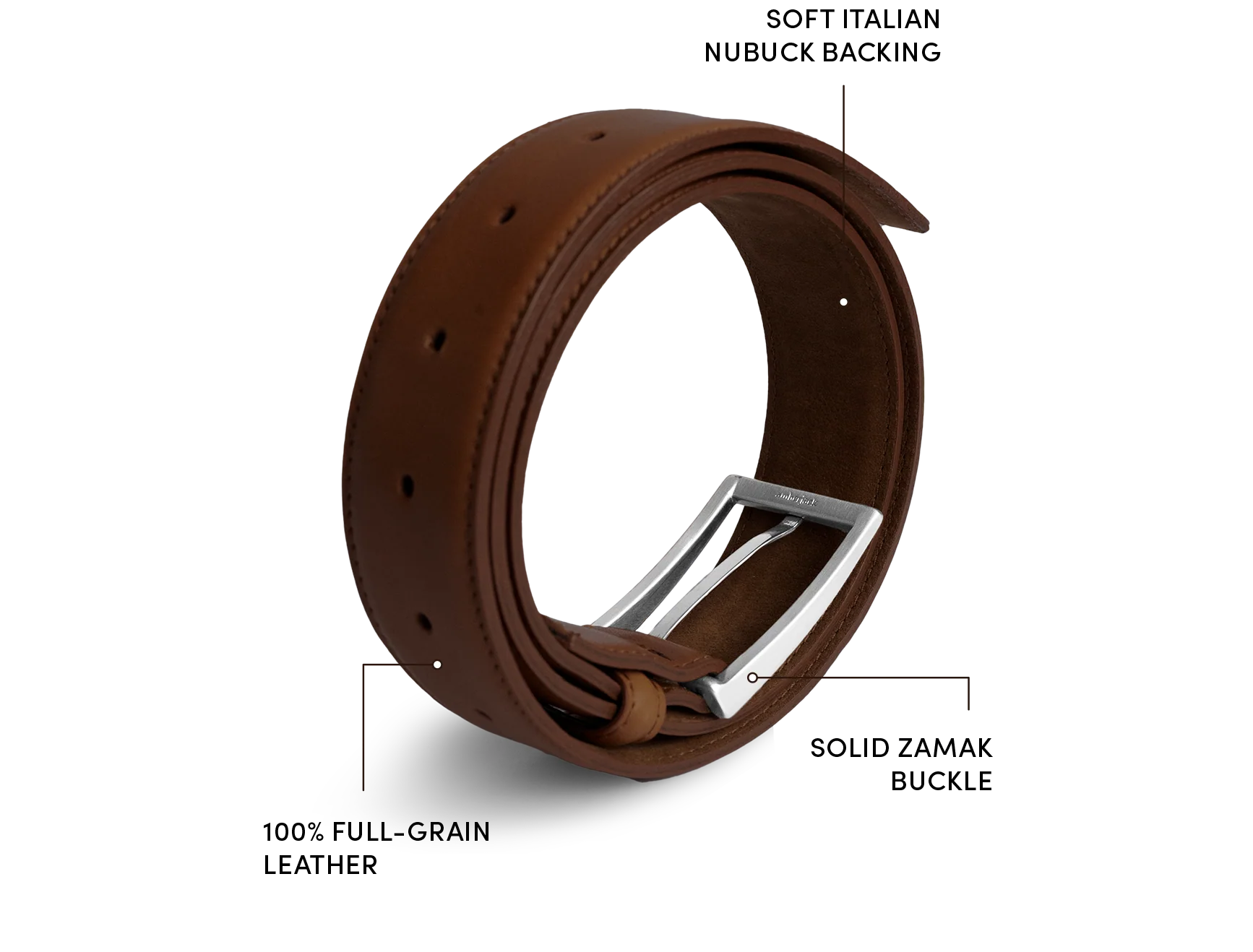 Leather Belt (Chestnut)